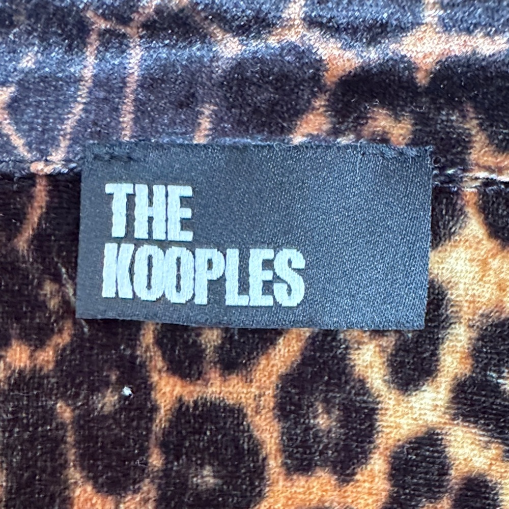 KOOPLES VELVET LEOPARD Women's Shirt/Jacket NWT - Picture 6 of 9